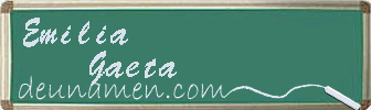 Emilia Gaeta Visitenkarte